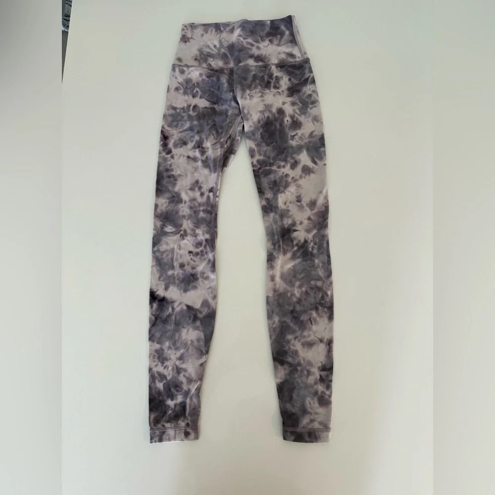 Lululemon Athletica Align Pant Diamond Dye Graphite Purple Lavender Leggings